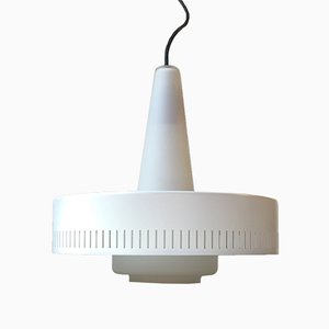 Lampada a sospensione Mid-Century di Bent Karlby per Lyfa, anni '50