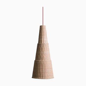 Lampe à Suspension Seia 98 par Maurizio Bernabei pour Bottega Intreccio