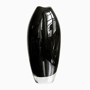 Moderne skulpturale Vase aus Muranoglas von Molinari, 1980er