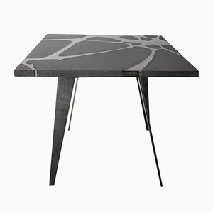 Filodifumo Ventura V2 Lava Stone & Steel Outdoor Table by Riccardo Scibetta & Sonia Giambrone for MYOP