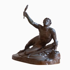 The Marathon Soldier Bronze Sculpture from Founder Ferdinand Barbedienne