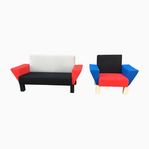 Sofa Armchair By Ettore Sotts For Knoll International 1980s