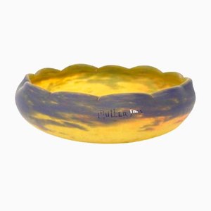 Multicolored Blown Glass Bowl from Muller Freres, 1930s