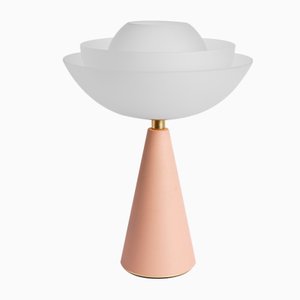 Lotus Table Lamp in Salmon by Serena Confalonieri for Mason Editions