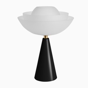 Lámpara de mesa Lotus en negro de Serena Confalonieri para Mason Editions