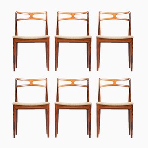 Dining Chairs By Johannes Andersen For Linneberg Dining Chairs By Johannes Andersen For Linneberg Mobelfabrik 1960s Set Of 6
