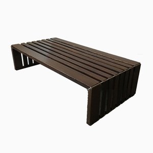 Vintage Slatted Bench or Coffee Table by Walter Antonis for ‘t Spectrum