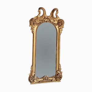 Espejo grande dorado, siglo XIX