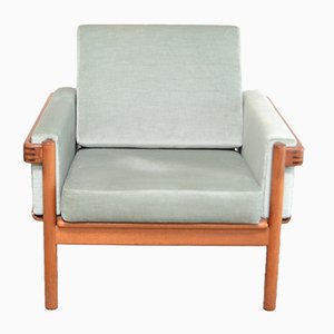 Grüner Sessel von H. W. Klein für Bramin, 1960er