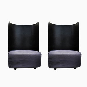 Sillones modelo Campo de De Pas, D'Urbino, Lomazzi para Zanotta, 1984, Italia. Juego de 2