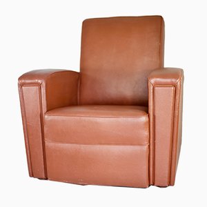 French Leatherette Armchair from Airborne, 1950s