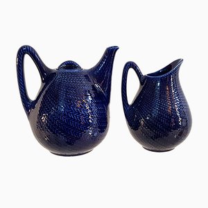 Théière et Pot à Lait par Hertha Bengtsson pour Rörstrand, 1950s, Set de 2