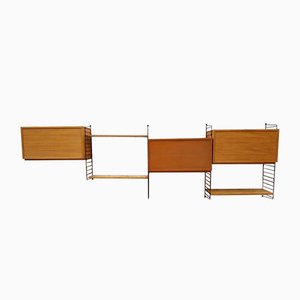 Wall Unit by Kajsa & Nils Nisse Strinning for String, 1960s, Set of 11