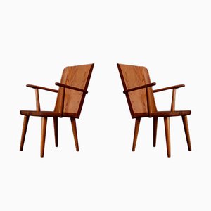 Set of Swedish Pine Chairs by Göran Malmvall for Karl Andersson & Söner, 1950s