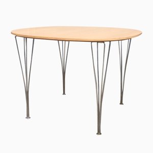 Mesa de comedor vintage de Piet Hein & Bruno Mathsson para Fritz Hansen