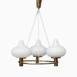 Lampadario di Mogens Hammer & Henning Moldenhawer per Louis Poulsen, anni '50