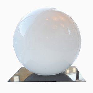 Lampada da tavolo grande vintage sferica