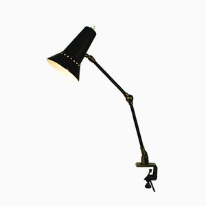 Klemmbare italienische Mid-Century Schreibtischlampe von Stilnovo, 1950er