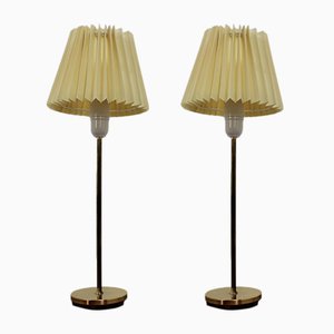 Lampade da scrivania Mid-Century di Falkenbergs Belysnings, anni '70, set di 2