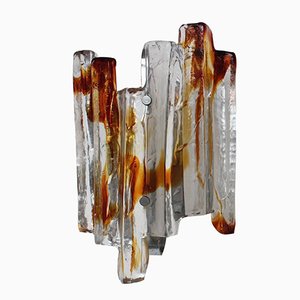 Murano Glass Wall Sconce from Mazzega, 1950s