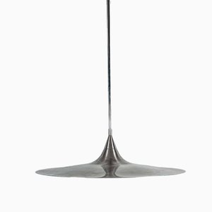 Sleek Stainless Steel Pendant Lamp by Harco Loor, 1990s