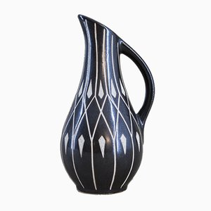 Keramik Sgraffito Vase von Piesche & Reif - VEB Lausitzer Keramik, 1960er