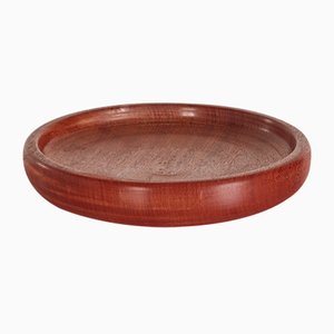 Vintage Solid Teak Fruit Bowl, 1960s