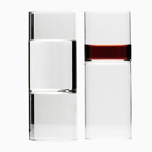 Revolution Water Glass oder Wine Glass von Felicia Ferrone für fferone, 2er Set