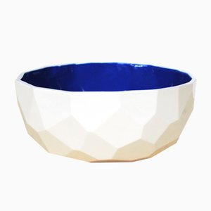 Blue Poligon Bowl from Studio Lorier