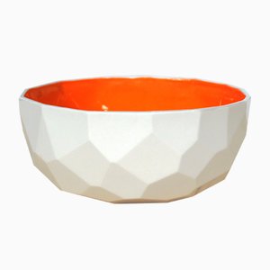 Orange Poligon Bowl from Studio Lorier