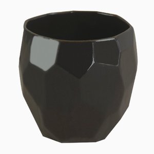 Taza de espresso Poligon negra de Studio Lorier