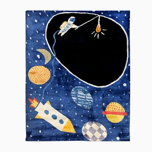Space Ace Teppich aus Seide & Wolle von Daria Solak für Junior Monarch