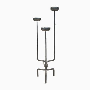 Candelabros de hierro forjado de Manfred Bredohl para Bredohl Design Vulkanschmiede, años 70. Juego de 2