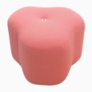 Pinker Poppy Bloom Hocker von Nicolette de Waart