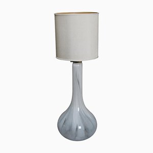 Murano Handblown Glass and Brass Floor Lamp, 1960s