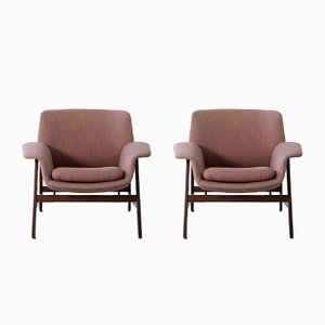 Set of Model 849 Armchairs by Gianfranco Frattini for Cassina, 1960s