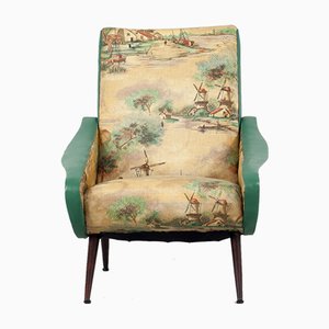 Set of Italian Armchairs, 1950s