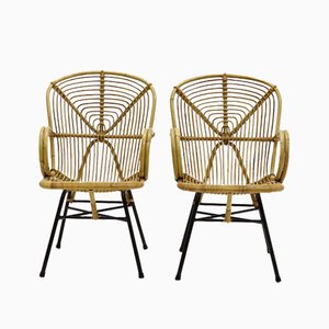 wicker side chair farmhouse rattan side chairs by dirk van sliedregt 1950s set of for sale wicker side chair farmhouse rattan side chairs by dirk van sliedregt 1950s set of for sale