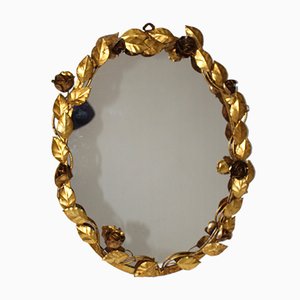 Gilded Italian Wall Mirror, 1950s