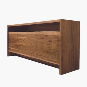 Oiled Natural Walnut AUDACE Sideboard from DALE Italia