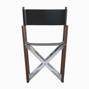 Regista Chair aus Vollnarbenleder von Enrico Tonucci für Tonucci Manifestodesign