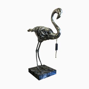 Vintage flamingo sculpture by mauro manetti for fonderia darte for ... Fonderia d arte