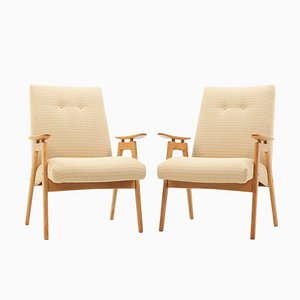 Lounge Chairs by Jaroslav Šmídek for Jitona, 1960s, Set of 2