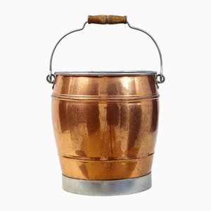Antique Scandinavian Copper Bucket