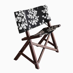 Dino 2.0 Black Walnut & Fabric Chair, By Enrico Tonucci, Tonucci Collection