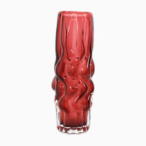 Vaso Ruby di Pavell Hlava per Borse Glass, 1968