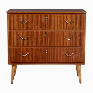 Kleine schwedische Mid-Century Kommode aus Teak, 1960er