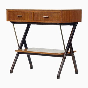 Moderner skandinavischer Konsolentisch aus Teak, 1960er