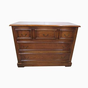 Solid Mahogany Chest of Drawers from Tricoire, 1980s