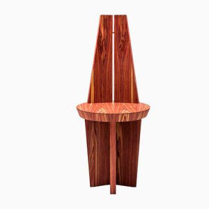 Rosewood & Copper Povera Chair by Antonio Aricò for Editamateria